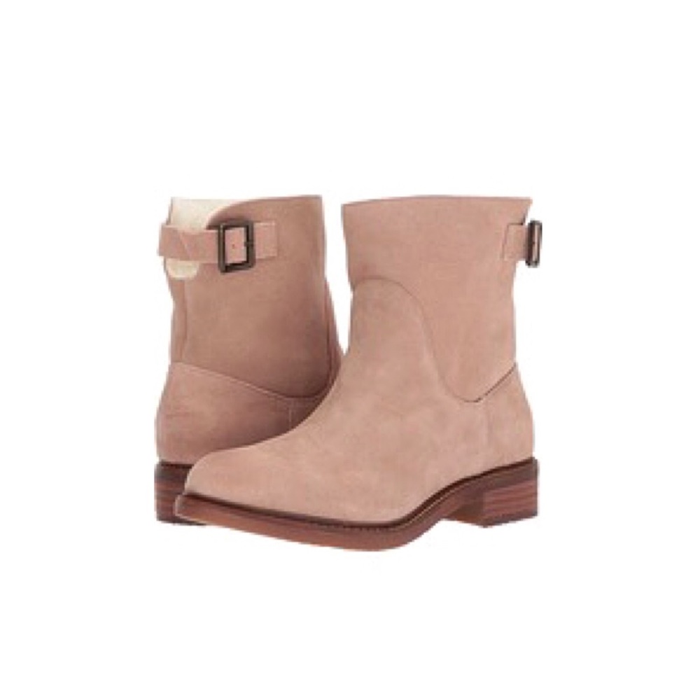 Brooklyn Clay Faux Shear Lined Suede Boot